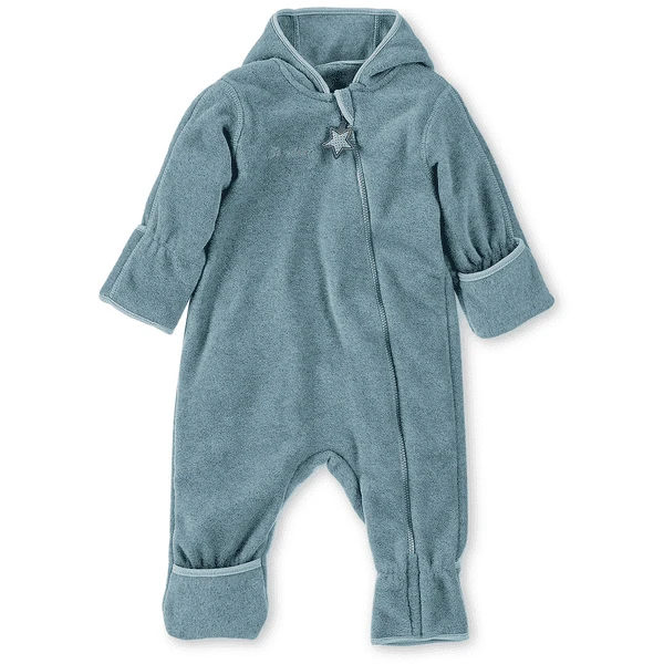 Sterntaler Overall Fleece Türkis Melange 3 Sterntaler Overall Fleece Türkis Melange – Bild 3