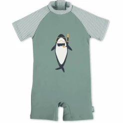 Sterntaler Schwimmanzug Hai Dunkelgrün