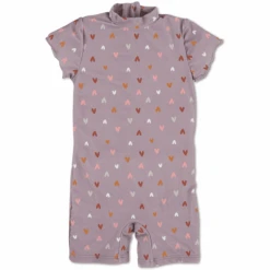 Sterntaler Schwimmanzug Herz Lila