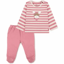 Sterntaler Set Langarm-Shirt Und Hose Rosa